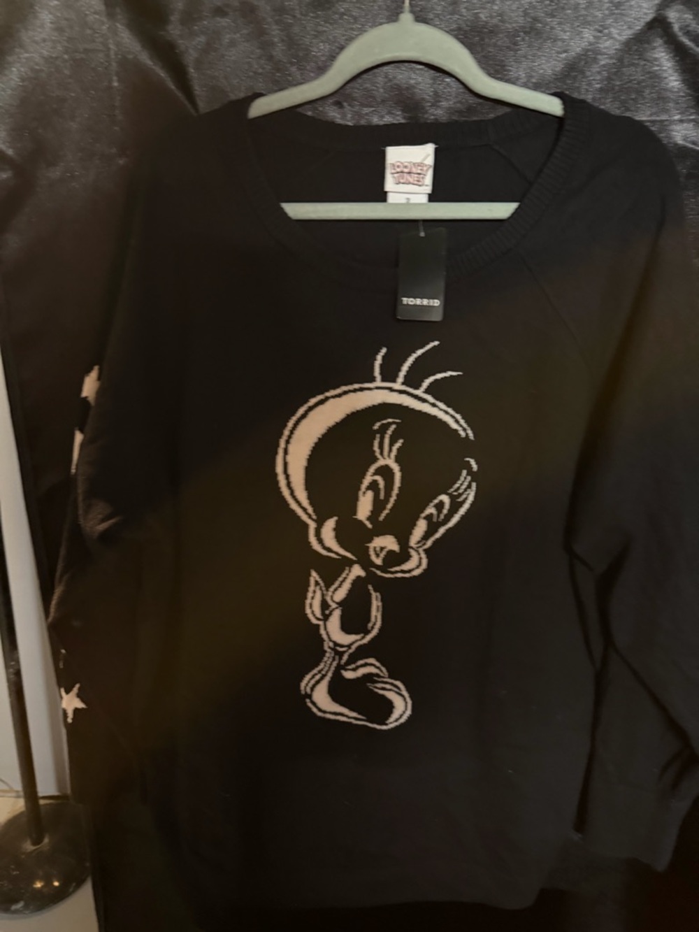 Warner Bros. Looney Tunes Black Graphic Pullover